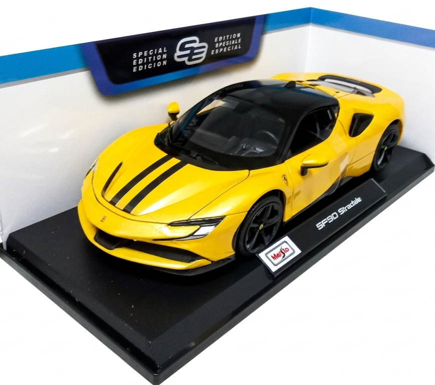 Maisto 1:18 Ferrari SF90 Stradale (Yellow) Diecast – Special Edition