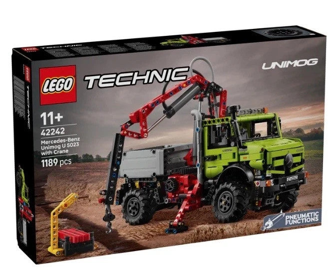 LEGO 42242 Mercedes-Benz Unimog U 5023 with Crane - Technic - New - AU