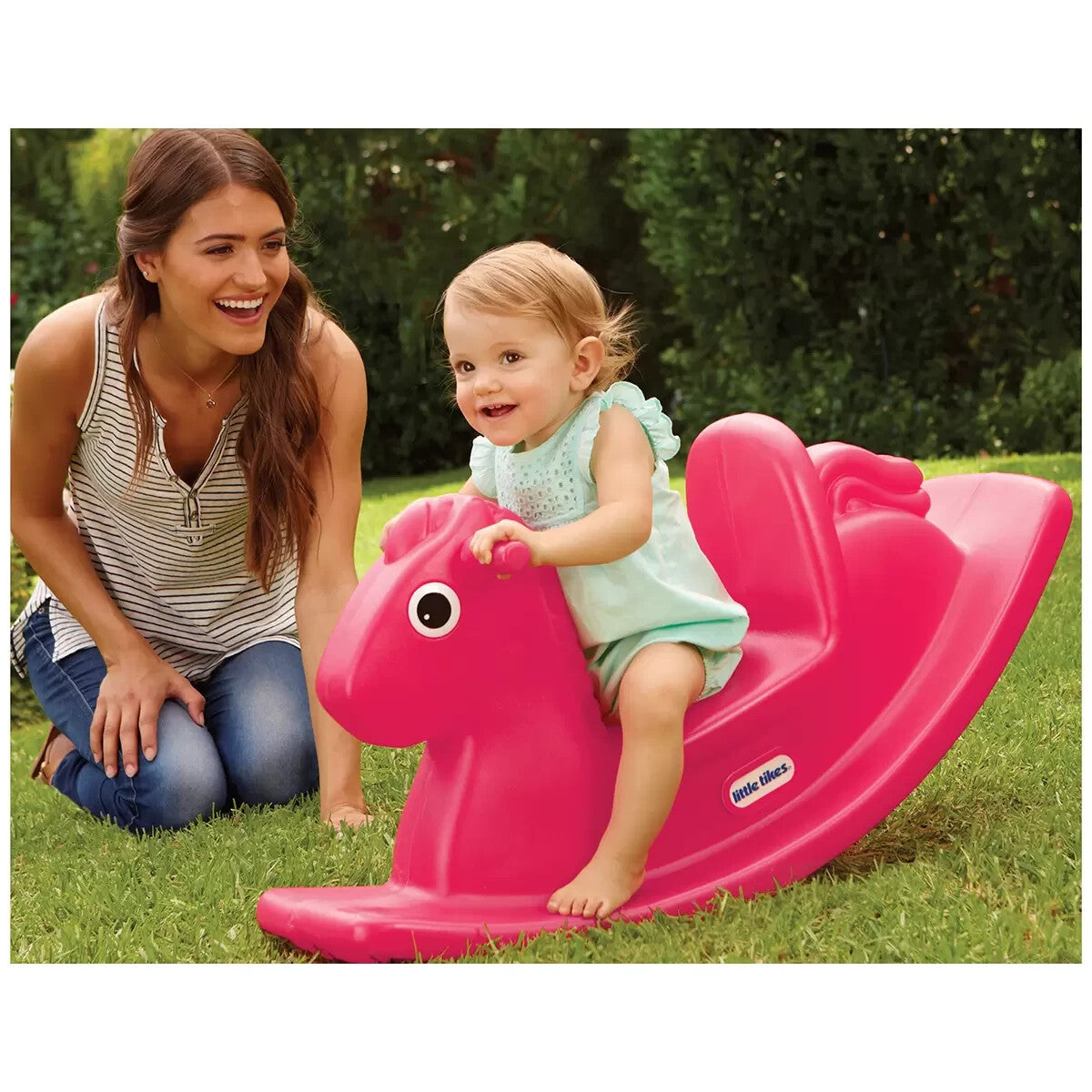 Little Tikes® Rocking Horse Magenta Toddler Ride-On Kids Toys 1-3 Years USA Made