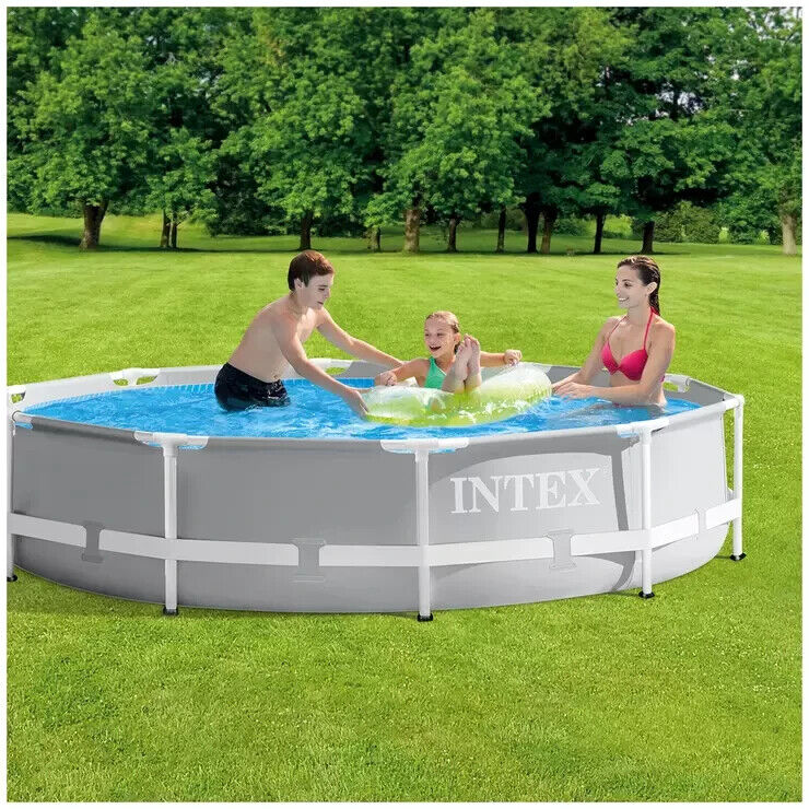 INTEX 3.05M X 76CM PRISM FRAME PREMIUM POOL SET 10FT