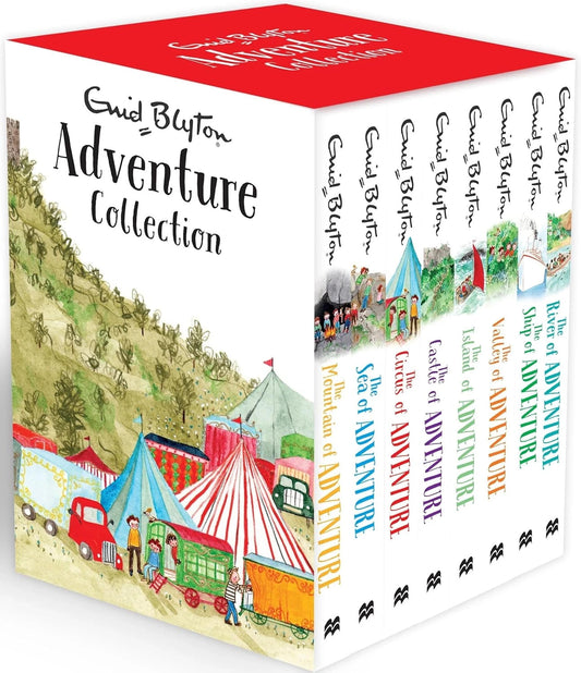 Enid Blyton Adventure Collection by Blyton Enid Paperback Book Box Set