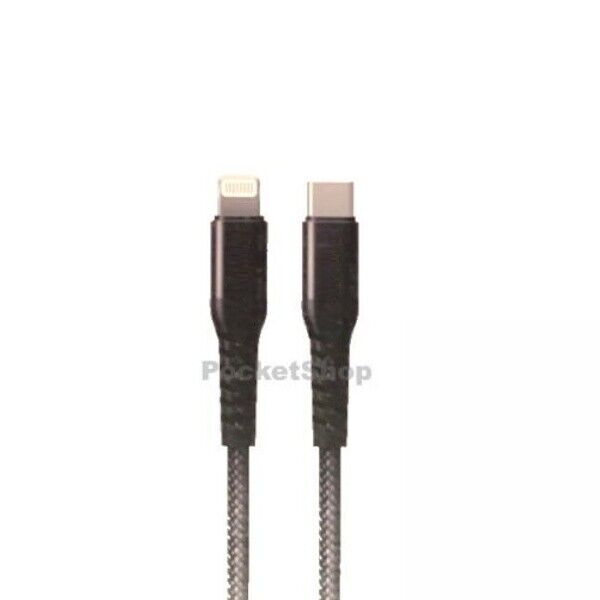 MFi Certified Lightning 8pin to USB-C Braided Cable PD Fast Charge Connector