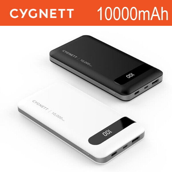 Cygnett ChargeUp Juice 10000mAh Power Bank Pocket Battery Pack USB A + USB C