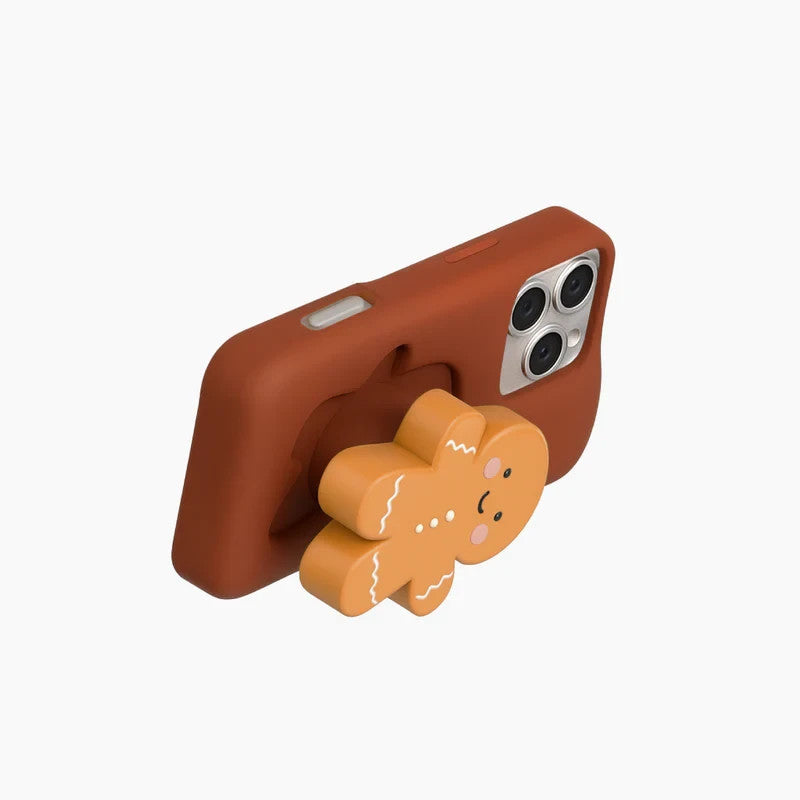 ARTIKL POPPET 3D Popstand Case for iPhone 15 14 13  Gingerbread Man POP STAND