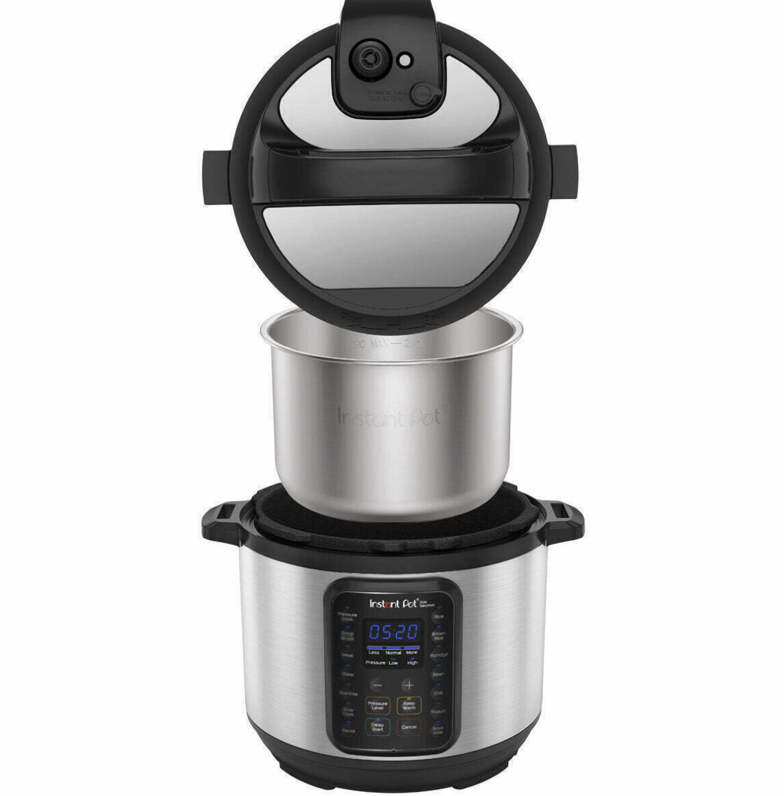 Instant Pot Duo Gourmet 9 in 1 Multi Use Electric Pressure Cooker 5.7L Silver