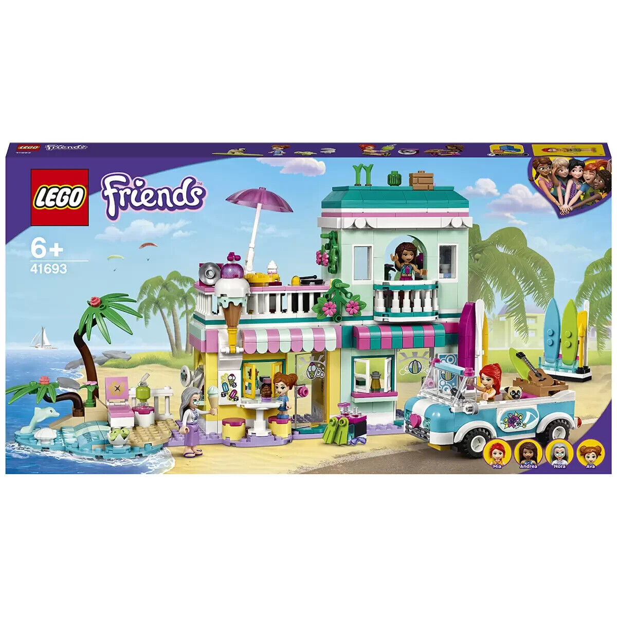 LEGO Friends Surfer Beachfront 41693 Mia’s grandmother apartment Veggie Garden