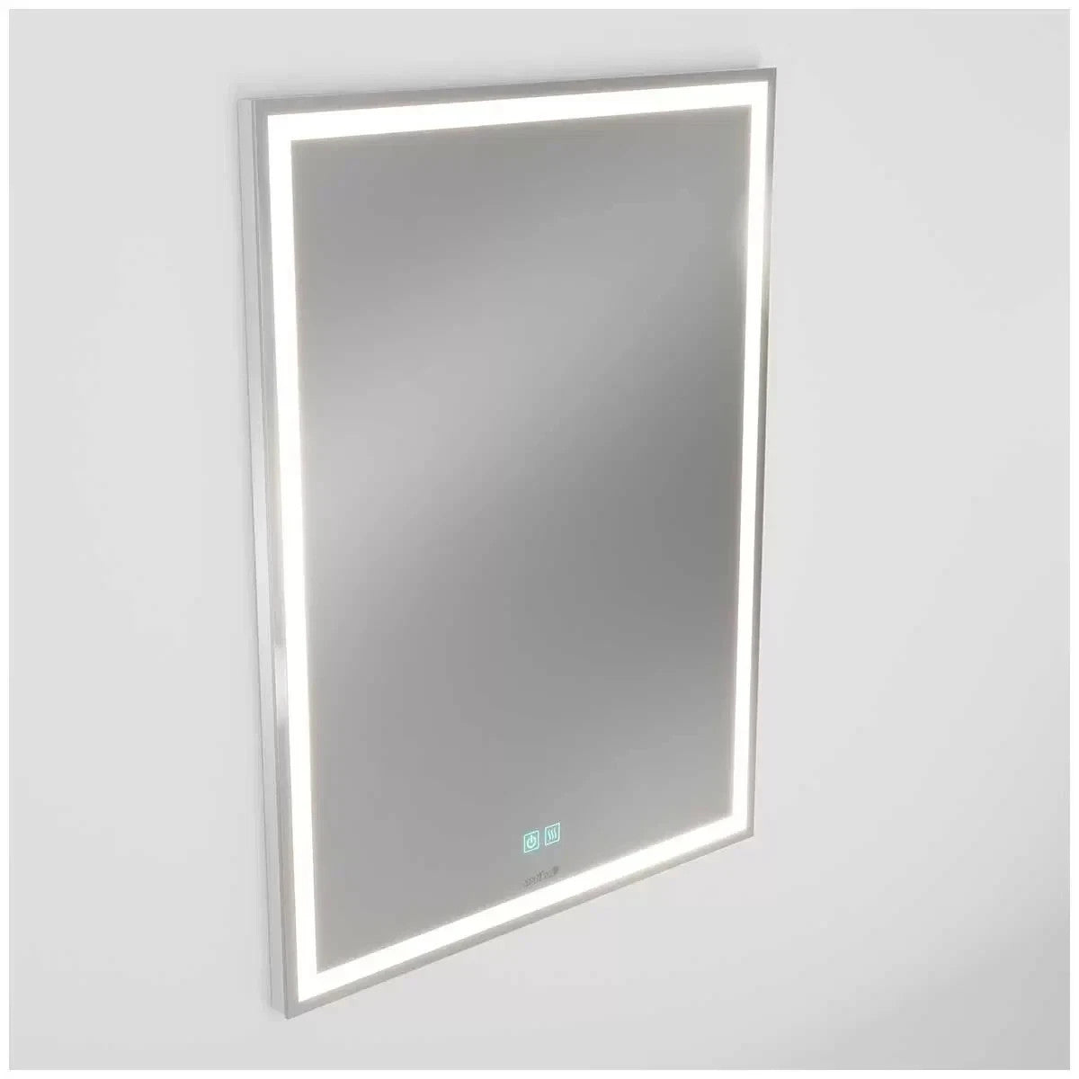Artika Aurea Integrated LED Anti-fog Plug In Bathroom Wall Mirror 80X60CM