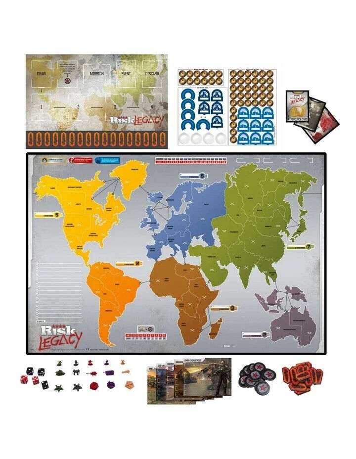 Risk Legacy Board Game - Hasbro Gaming Avalon Hill