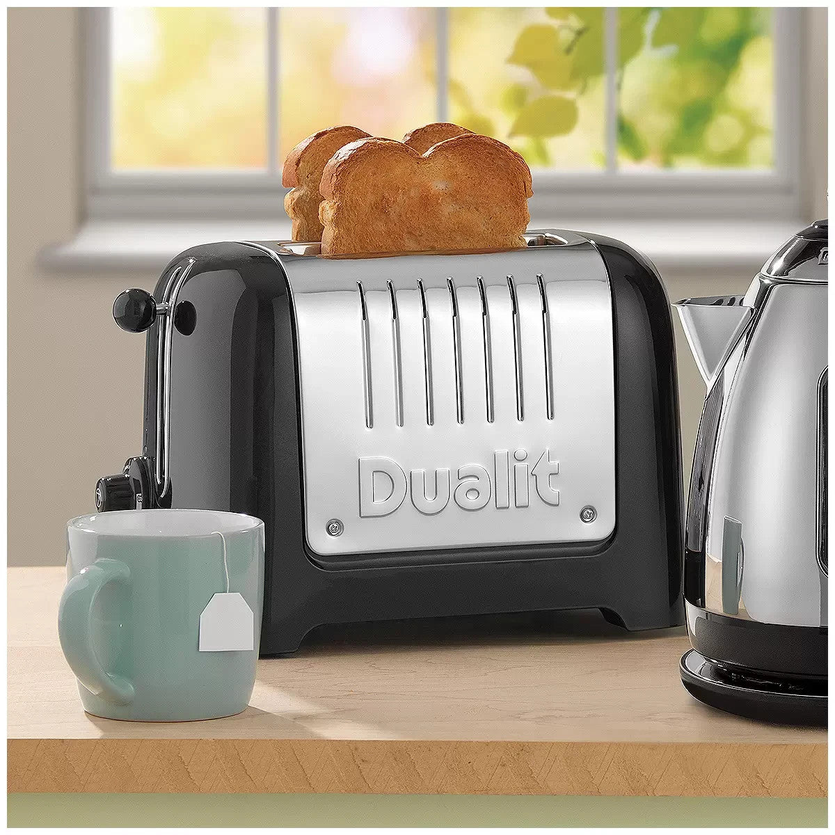 Dualit 2 Slot Lite Toaster - Black - DU26209