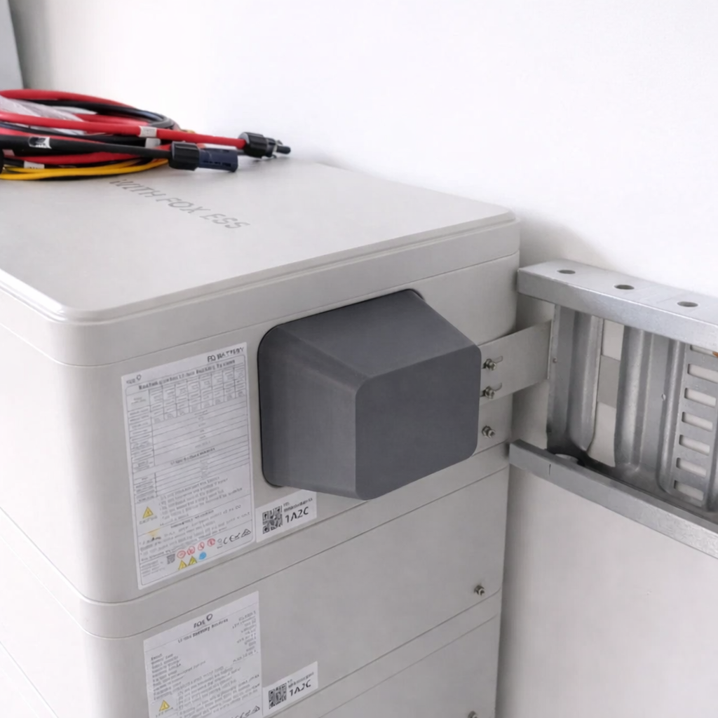 FoxESS Grey Cable Cover for EQ Series Battery (EQ4800) 3D Printed High Strength
