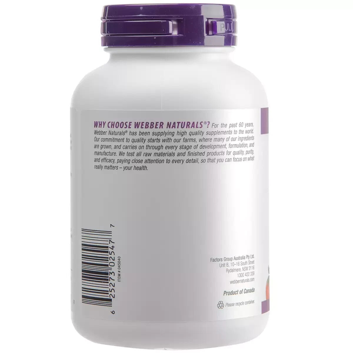 Webber Naturals Cranberry Extract 500mg 120 Capsule