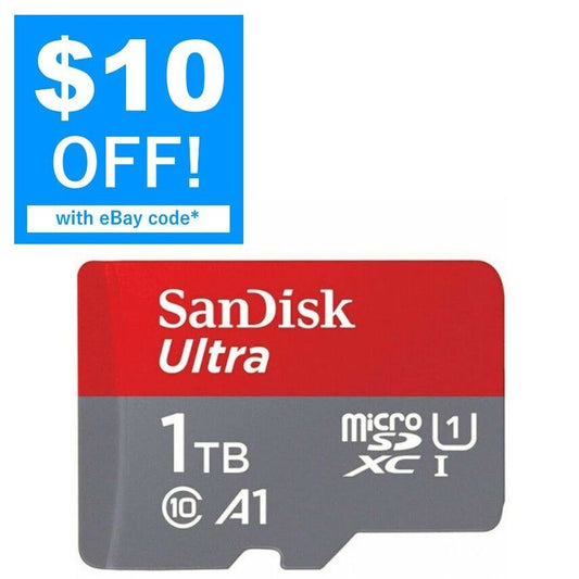 SanDisk Ultra 1TB Micro SD SDXC Card 120MB/S Mobile Tablet Memory Card Full HD