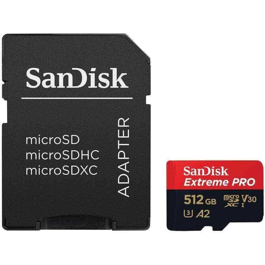 SanDisk 512GB Extreme Pro Micro SD SDXC Class 10 Memory Card 200MB/s Mobile