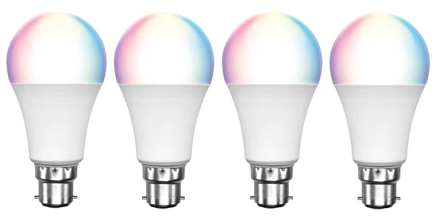 FELT LED illuminated RGB Smart Light Bulbs 800ml B22/E27 WIFI Alexa Google Home