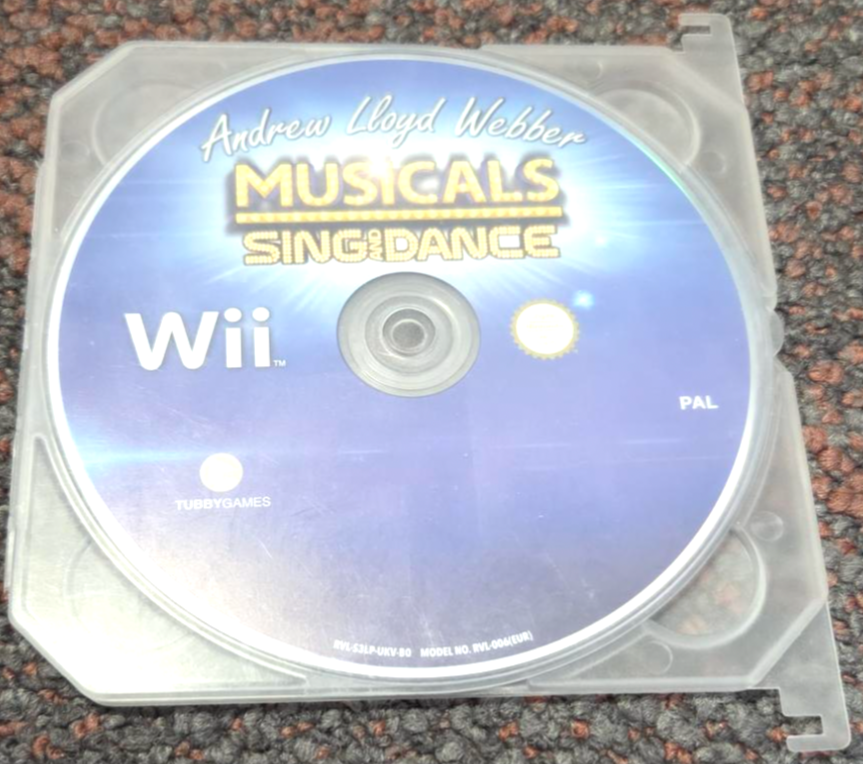 Andrew Lloyd Webber Wii Musical Sing and Dance Disc Only