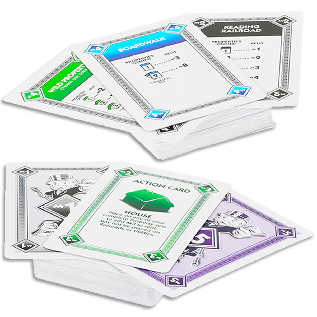 Genuine Hasbro's Gaming Monopoly Deal Card Game 8yo+ 2-5 Players Fast Dealling