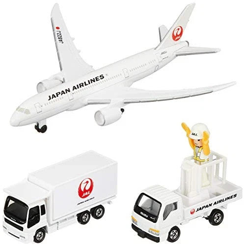 Takara Tomy 395683 Tomica Japan Airlines Boeing 787 Airport Set (JAL)