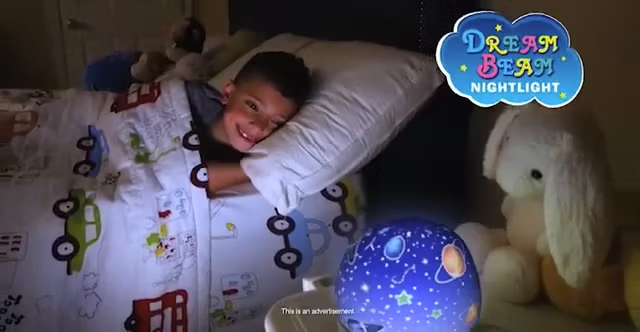 Dream Beam AS SEEN ON TV Amazing Colourful Nightlight & Wall Projector 2 in 1