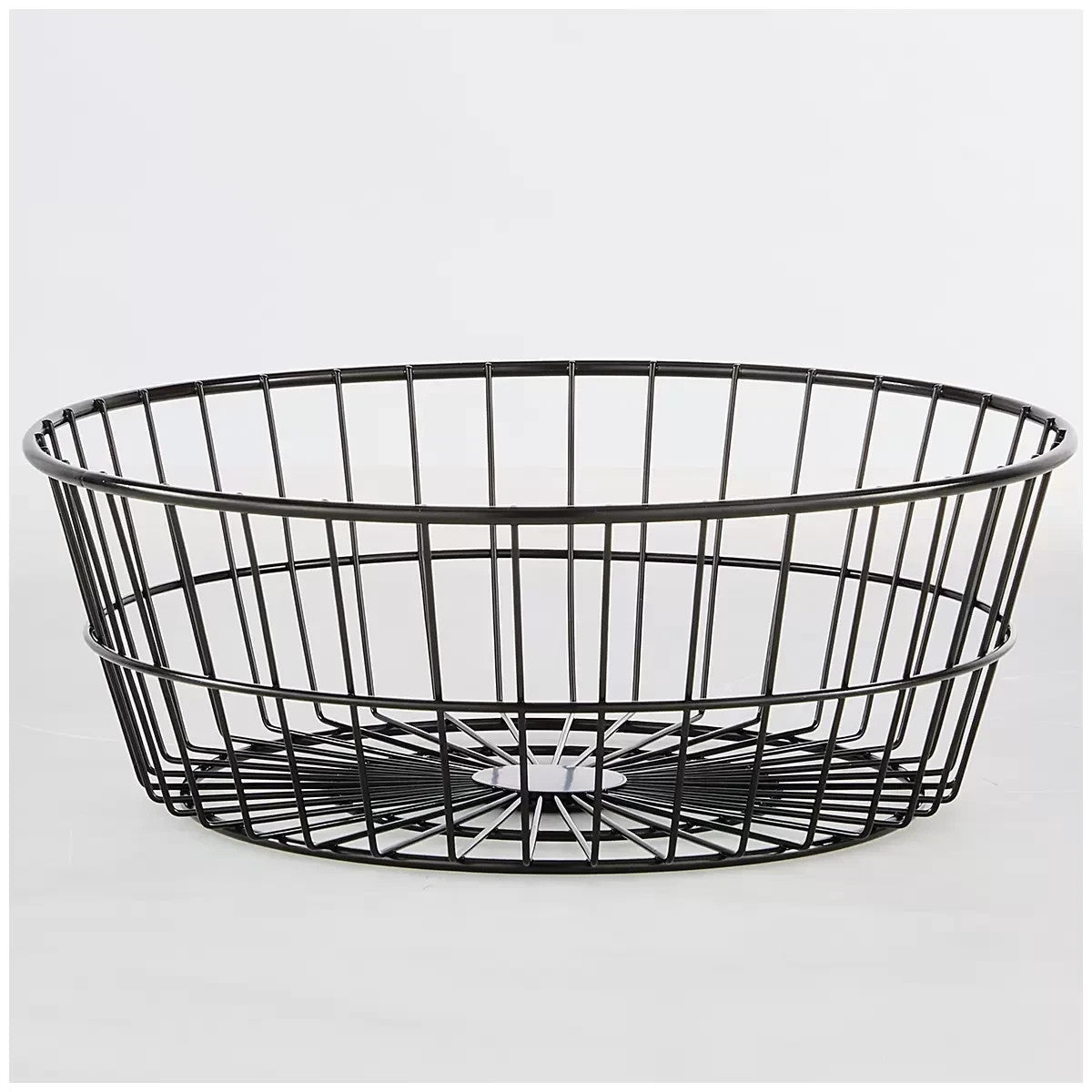 Gourmet Basics Mikasa Tully Basket 2 Tier Black