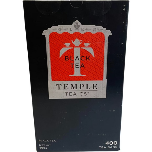 Temple Tea Co Breakfast Morning Black Tea 400 Tea Bags 800g Packed in Sri Lanka