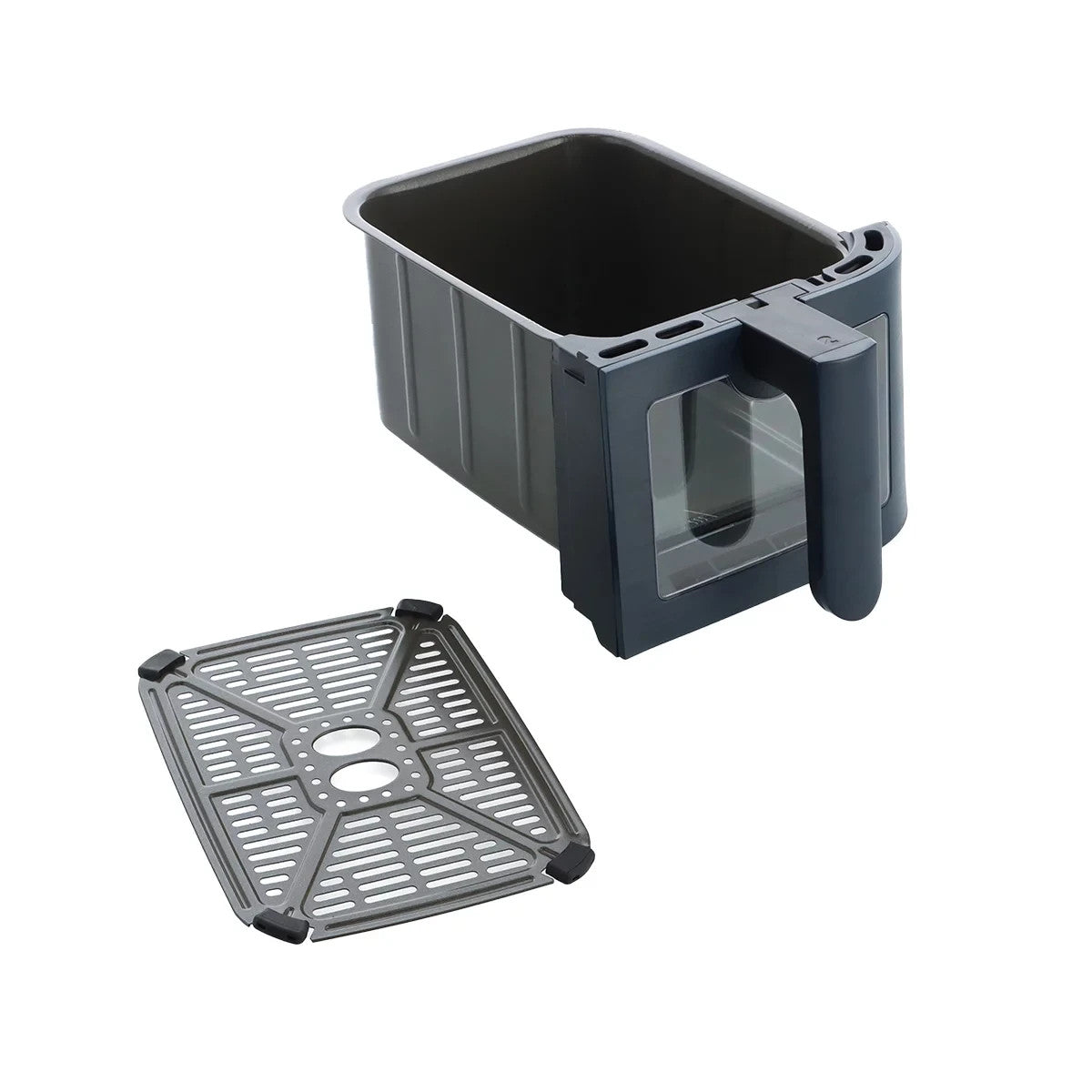 GreenPan Bistro 2 Basket Electric Airfryer 4+4L Oxford Blue CC009332-001