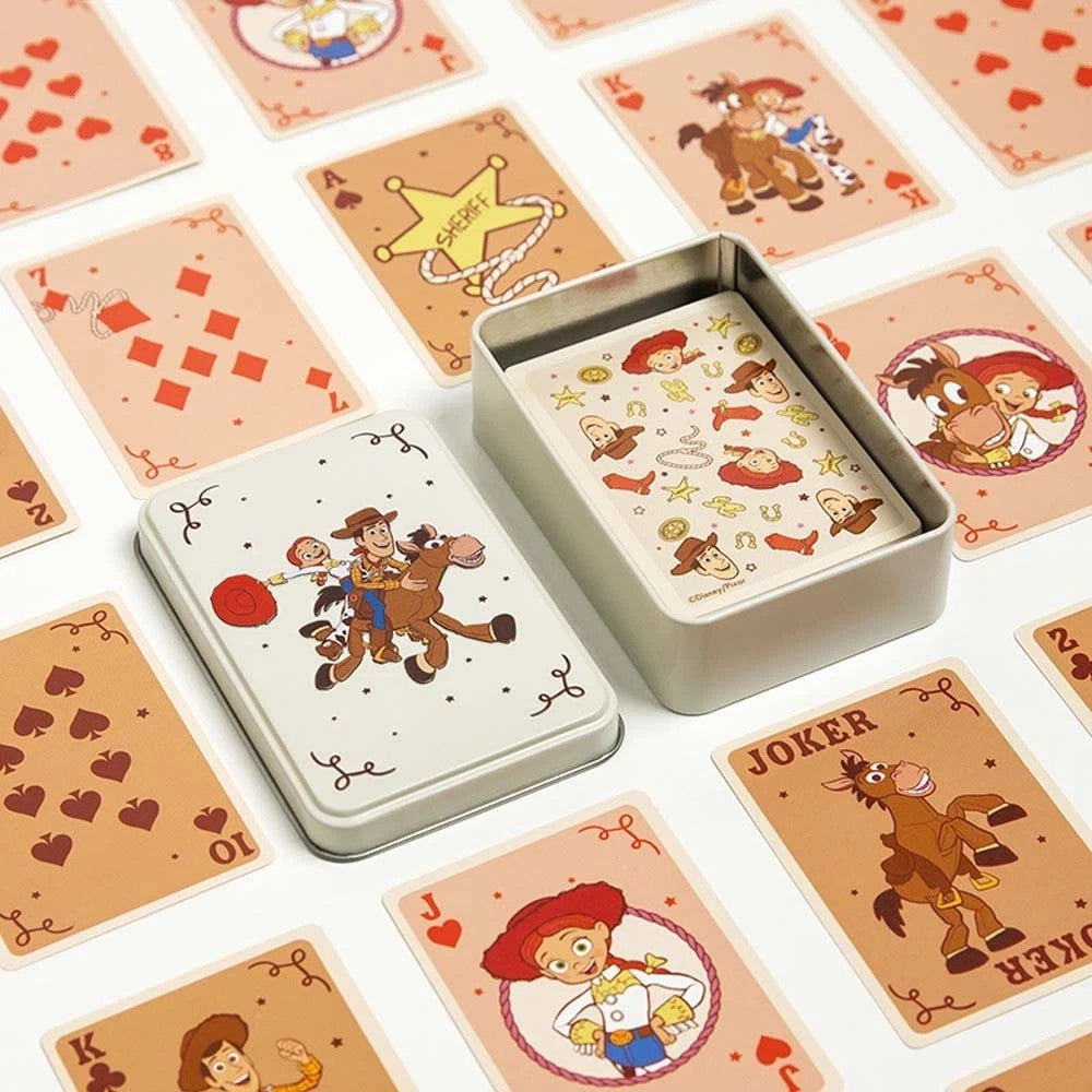 Pixar Toy Story Woody Jessie Poker Size Standard Playing Cards Tin 1 2 3 4 5