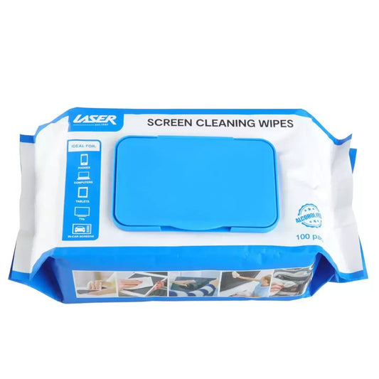 Laser Cleaning Wipes 100 Sheet x 3 Pack Anti-Static Formula Safe For All Screens