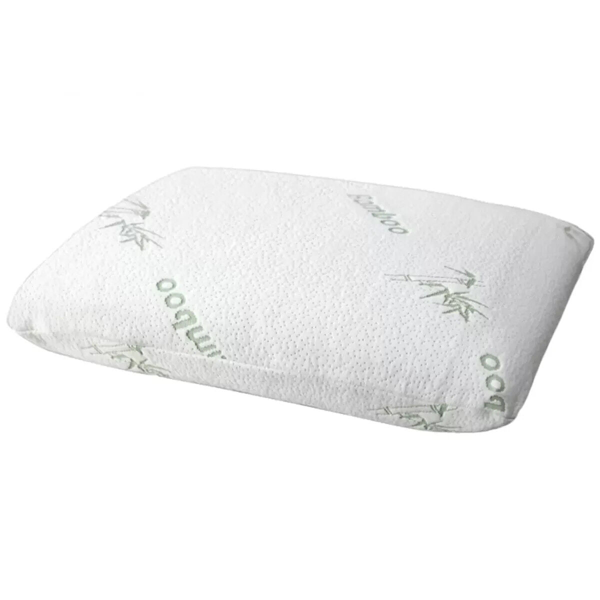 Ramesses Bamboo Memory Foam Standard Pillow w/ Bonus Jacquard Pillow Protector