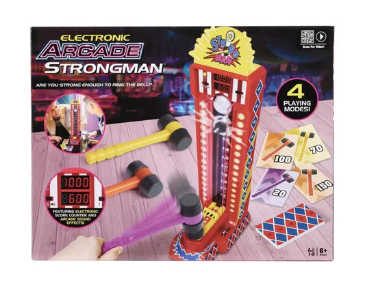 Electronic Arcade Strongman Game Ages 6+ Years Kids Gift Christmas