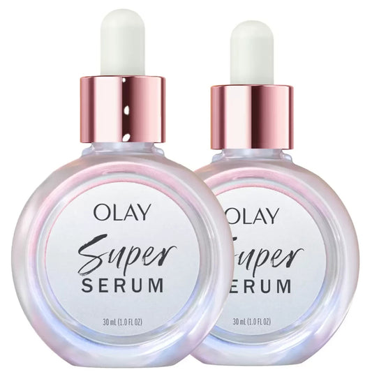2x OLAY 5 in 1 Super Serum 30ml. Skin Hydration. Plumping. Blurring Anti-Ageing