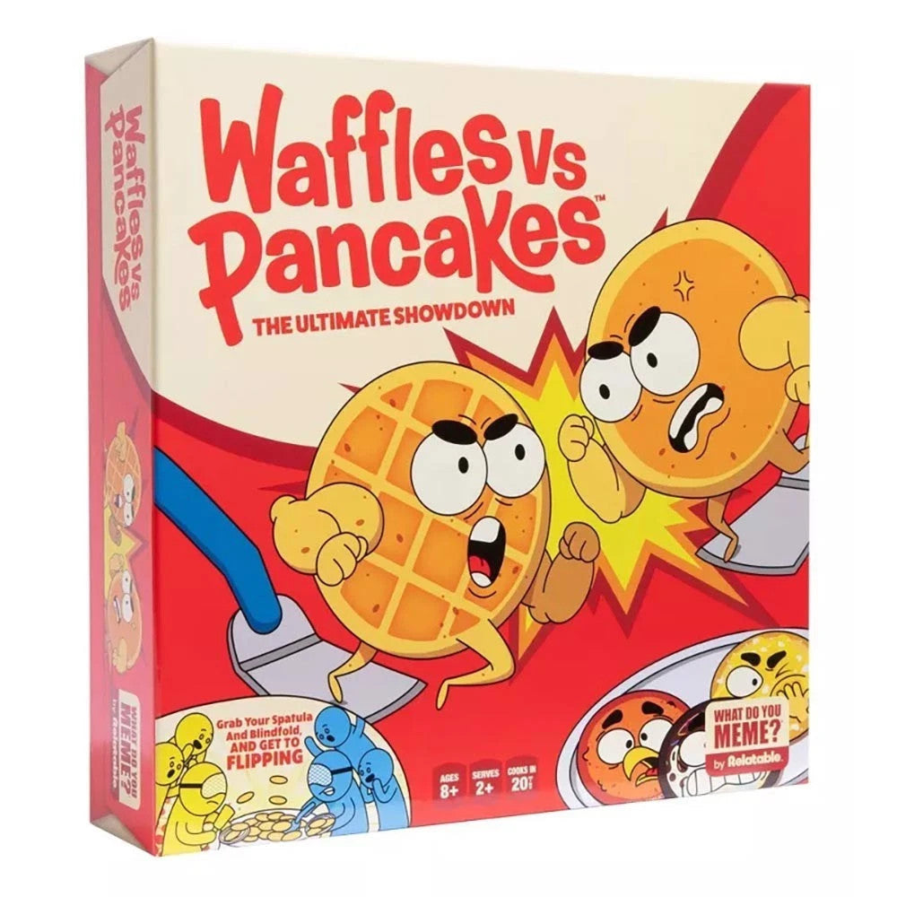 Waffles vs Pancakes - Board Game 2+ Players Age 8+ Teams Play