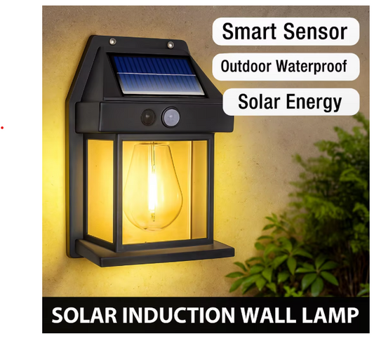 Waterproof LED Solar Powered Wall Light Outdoor Motion Sensor Garden Security