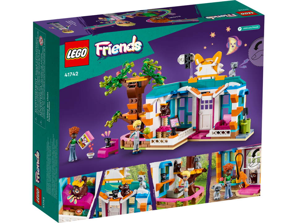 LEGO Friends 41742 Cat Hotel Vet Kitten Animal House Children Kitty OLLY NAOMI