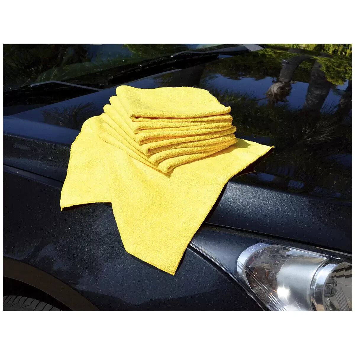36 Kirkland Microfibre Towels Car Cleaning Plush Cloth Soft 40 x 40 cm glass