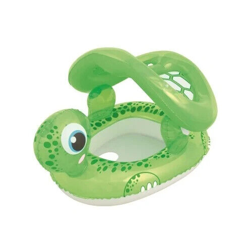 Bestway FLOATING TURTLE BABY CARE SEAT INFLATABLE POOL FLOAT 74X66cm 34094