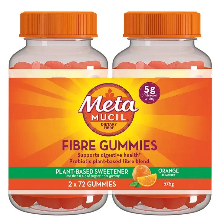 Metamucil Fibre Gummies 144 Count ( 2 x 72 Count )