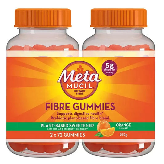 Metamucil Fibre Gummies 144 Count ( 2 x 72 Count )