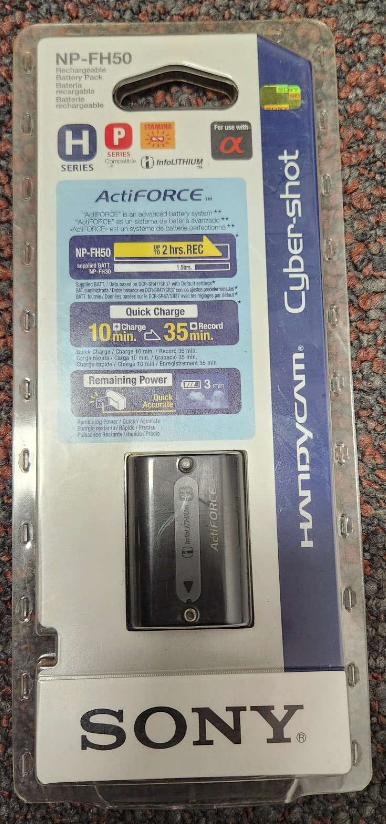 Genuine SONY NP-FH50 Battery for Digital Camera SLR DSLR 6.8V 870mAh Cybershot