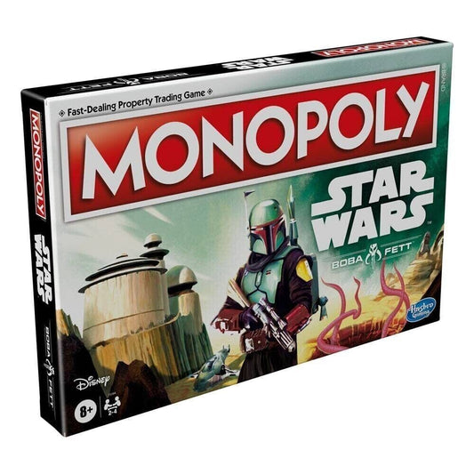 Hasbro Monopoly: Star Wars Boba Fett Edition Board Game for Children from 8 Year