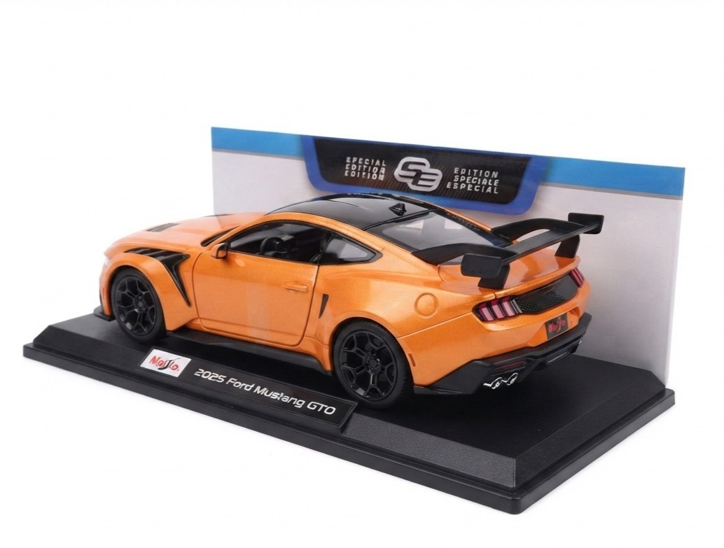 Maisto 1:18 2026 Special Edition Car – 2025 Ford Mustang GTD (Orange)