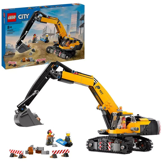 LEGO City 60420 Yellow Construction Excavator NEW SEALED BOX 