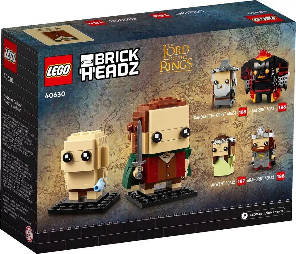 LEGO 40630 Brickheadz Frodo & Gollum - Lord of the Rings