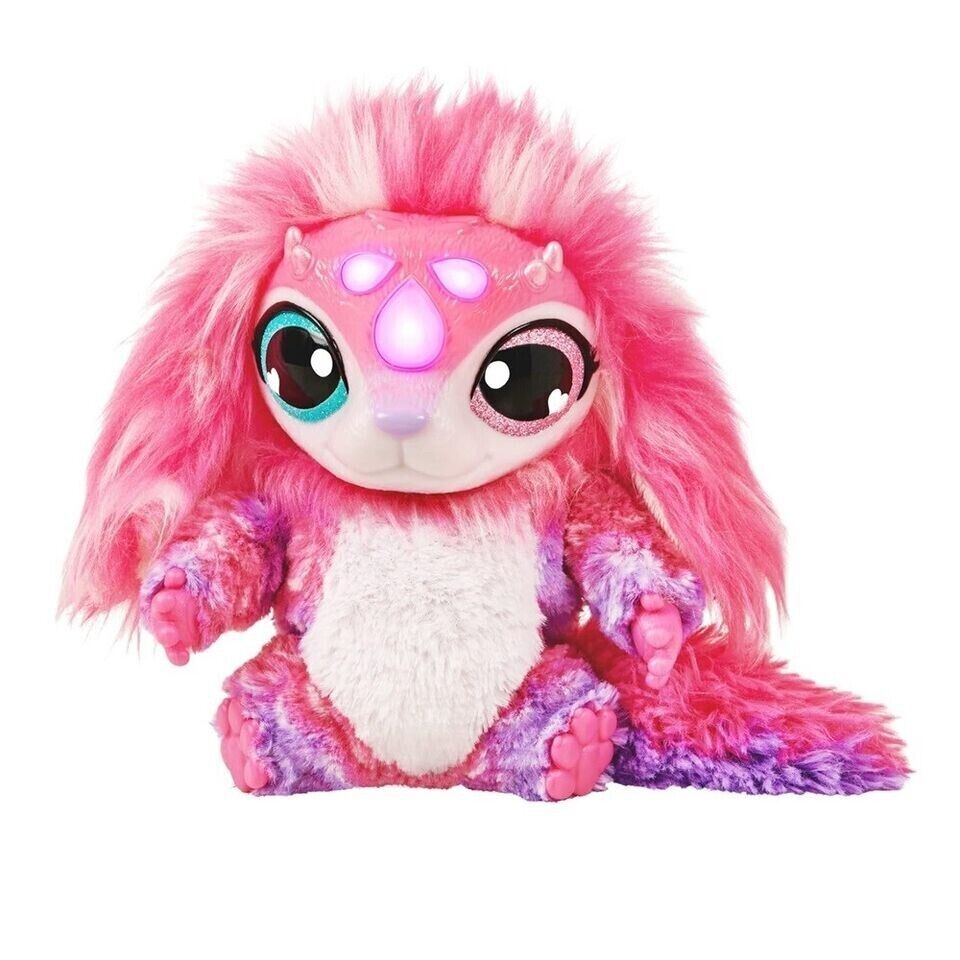 MAGIC MIXIES Magical Misting Crystal Ball with Interactive 20.3cm Pink Plush Toy