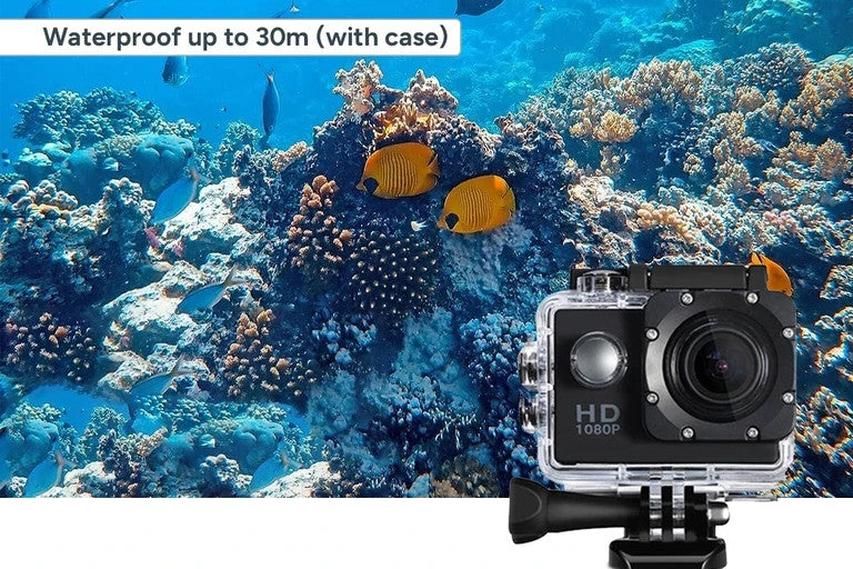 1080P Action Camera HD WiFi DV Sports Camcorder Underwater Cam Video Recorder