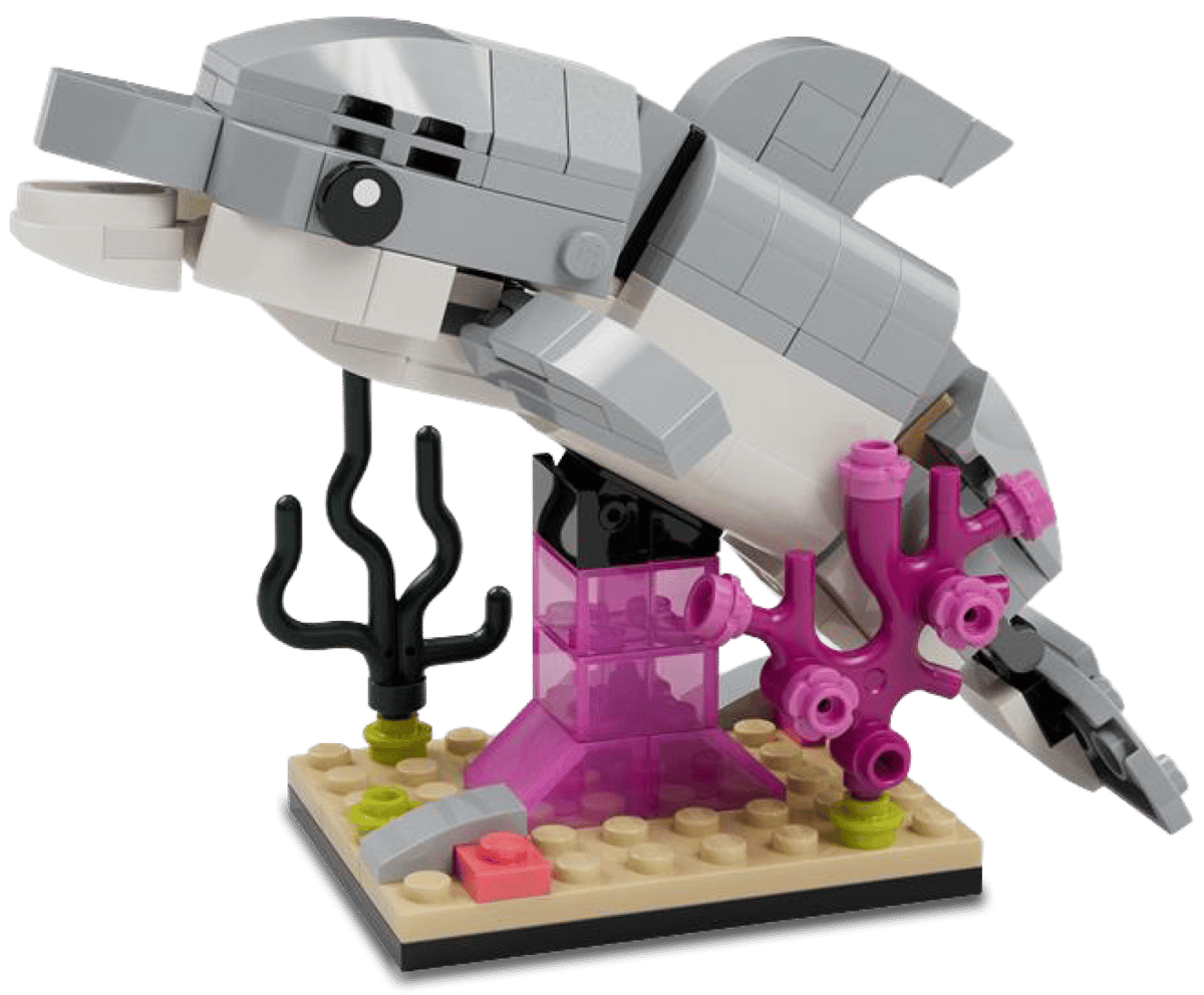 LEGO 5010075 (6632154) Insider Mini Dolphin Stand - Brand New In Box