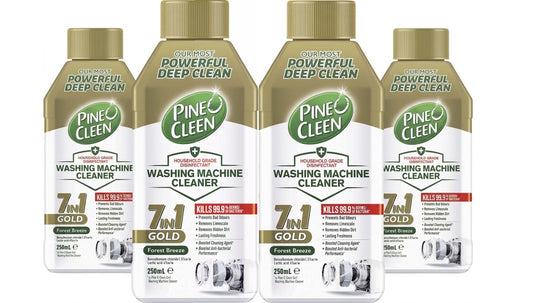 New Pine O Cleen Gold 7-in-1 Washing Machine Cleaner 250ml 1 - 4 Pack