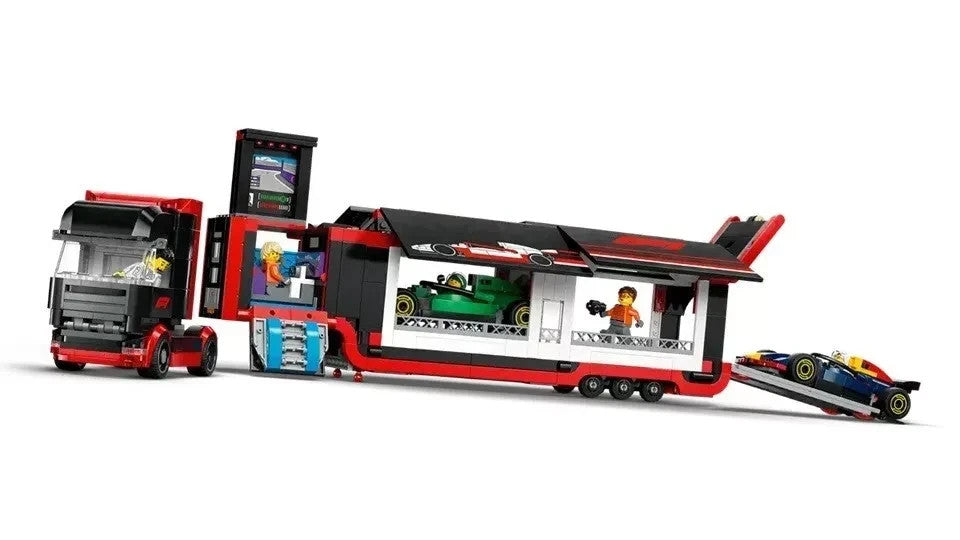 LEGO CITY: F1 Truck with RB20 & AMR24 F1 Cars [1086 PCS] [60445] [Sealed]