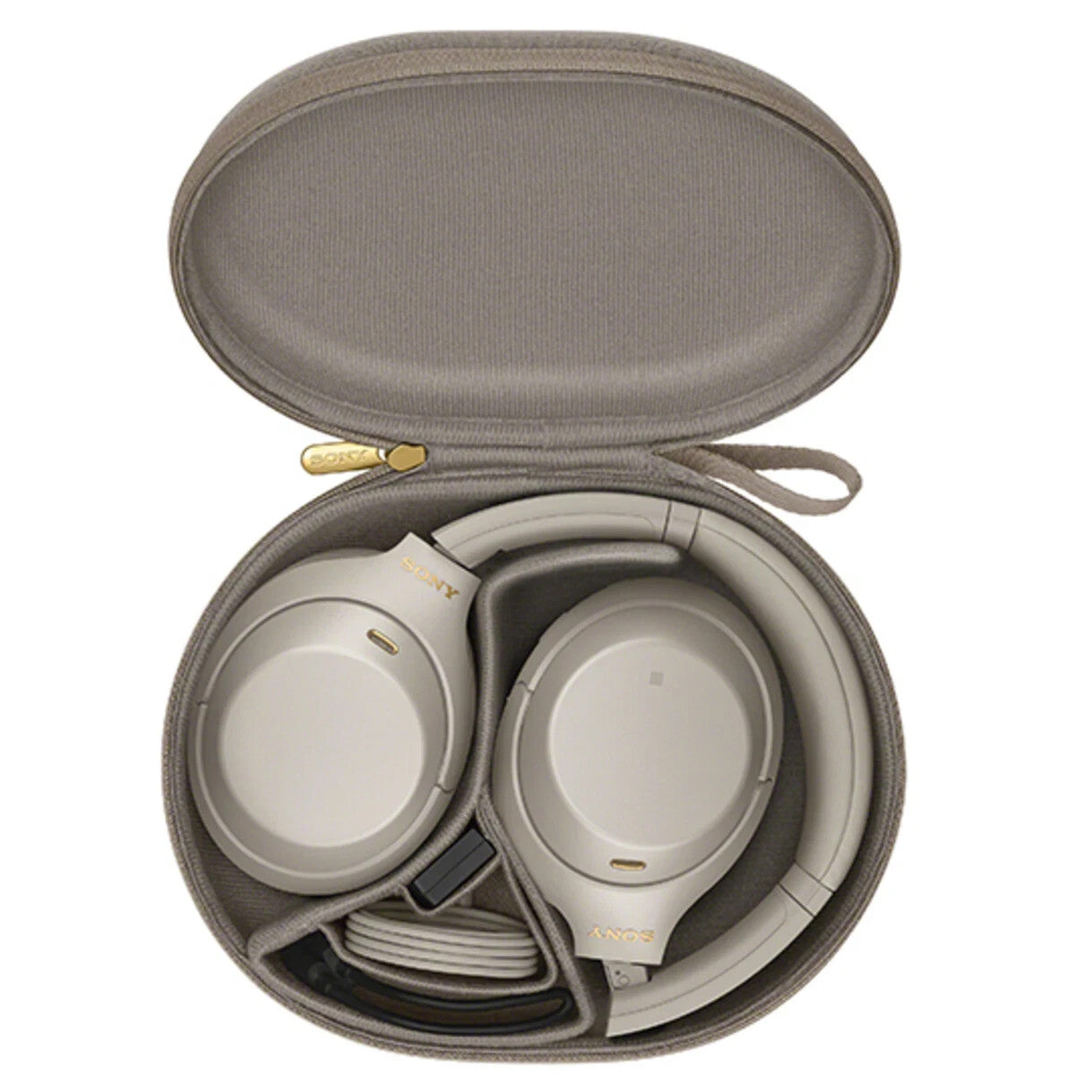 Sony Wireless Noise Cancelling Headphones Silver Bluetooth WH1000XM4S + Case