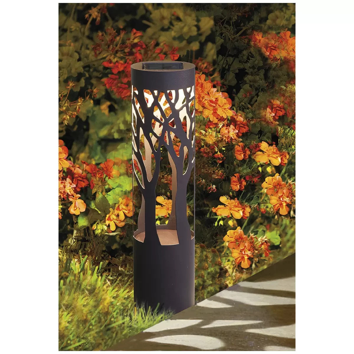 Tommy Bahama LED Solar Powered Bollard Light 6 Pack Tree pathway Lighting