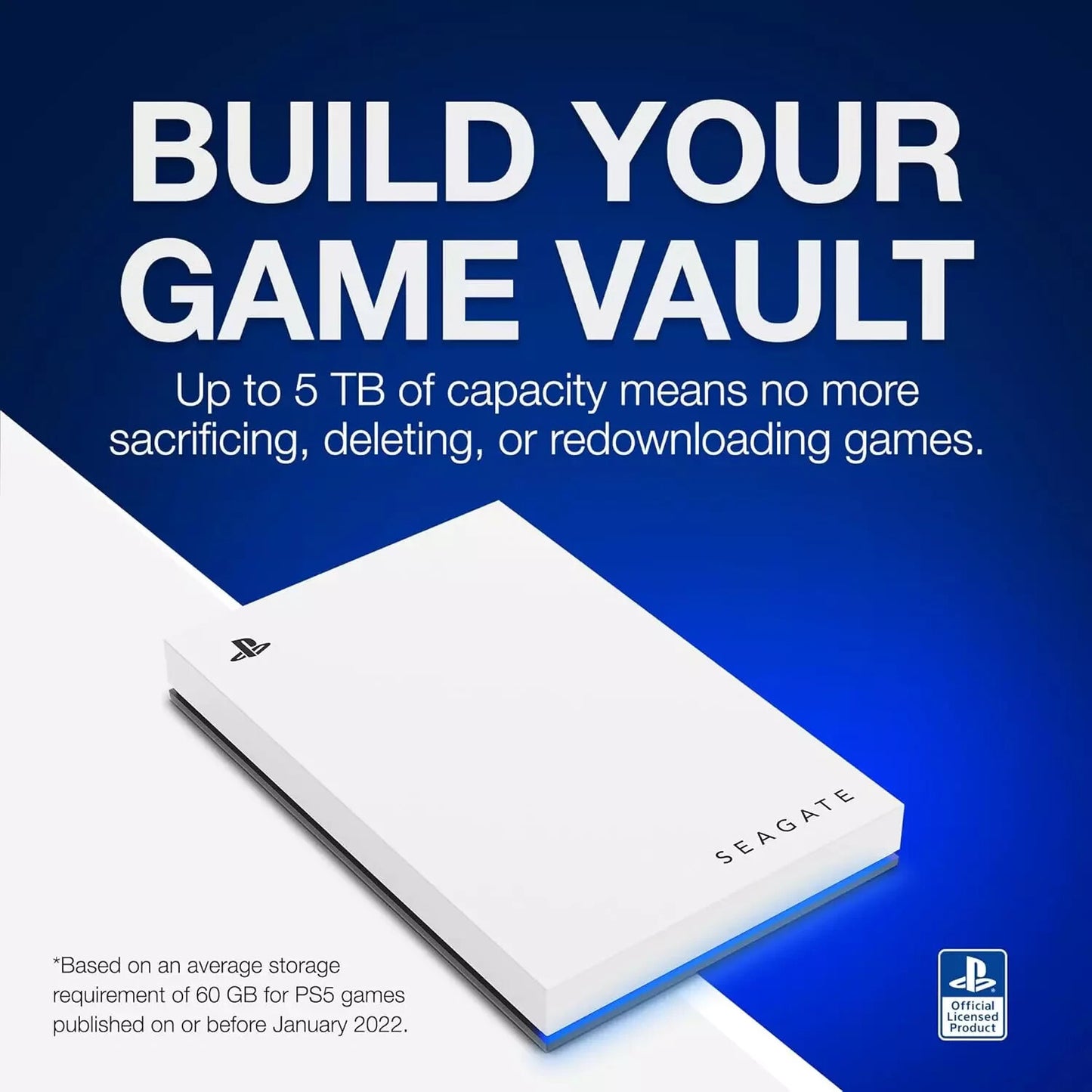 Seagate Game Drive for PS4/PS5 2 TB External HDD USB 3.0 Licensed STLV2000202